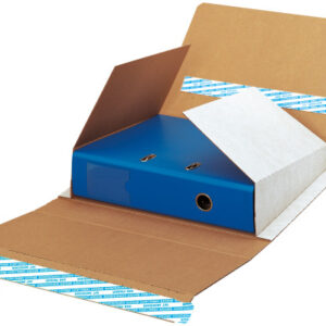 BRIEGER   Verpackung Ordnerstar 66280     weiss/braun   32,1x29,7x/7,5c
