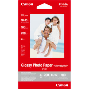 CANON     Glossy Photo Paper     10x15cm GP5014x6  InkJet, Everyday 200g  100 Bl.