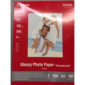 CANON     Glossy Photo Paper 200g     A4 GP501A4   InkJet, Everyday     100 Blatt