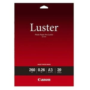 CANON     Photo Paper Pro Luster      A3 LU101A3   InkJet, 260g          20 Blatt