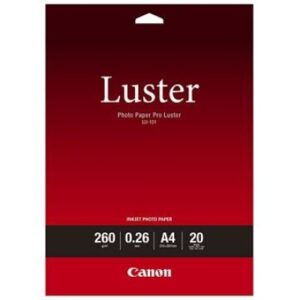 CANON     Photo Paper Pro Luster      A4 LU101A4   InkJet, 260g          20 Blatt