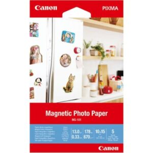 CANON     Magnetic Photo Paper   10x15cm MG-101    Glossy                 5 Blatt