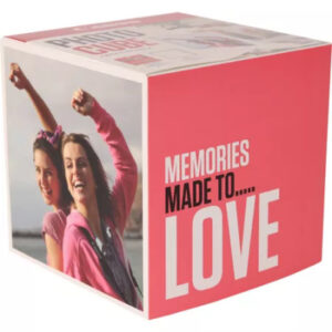 CANON     Photo Cube Creative 13x13 pink PP2015x5  Acryl Fotorahmen inkl.  40 Bl.