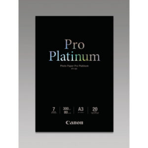 CANON     Pro Platinum Photo Paper    A3 PT101A3   InkJet glossy 300g    20 Blatt