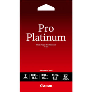 CANON     Pro Platinum Photo Pap.10x15cm PT101A6   InkJet glossy 300g    20 Blatt