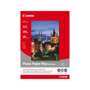 CANON     Photo Paper Plus Semi-gloss A3 SG201A3   PIXMA, 260g           20 Blatt