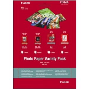 CANON     Photo Pap.Variety Pack   A4/A6 VP101A4/6 InkJet                20 Blatt