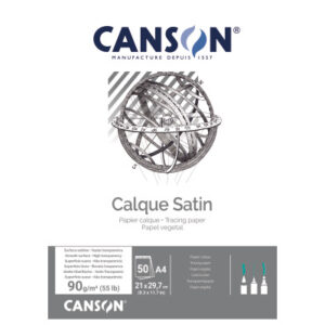 CANSON    Transparentblock            A4 200757201 90g                   50 Blatt