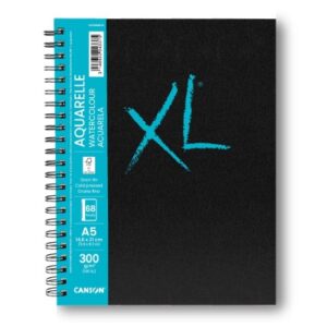CANSON    XL Aquarell Book            A5 31200L013 68 Blatt, weiss, 300g