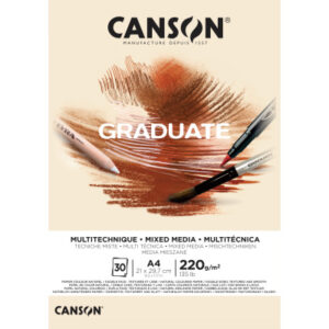 CANSON    Graduate Mixed Media        A4 400110368 20 Blatt, beige, 220g