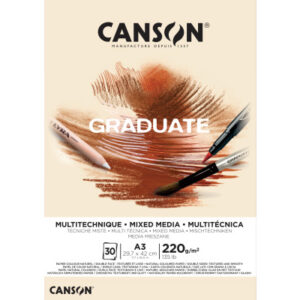 CANSON    Graduate Mixed Media        A3 400110369 20 Blatt, beige, 220g