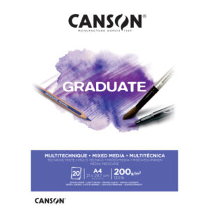 CANSON    Graduate Mixed Media        A4 400110377 20 Blatt, weiss, 200g