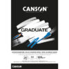 CANSON    Graduate Zeichenpapier      A4 400110386 20 Blatt, schwarz, 120g