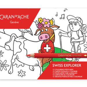 CARAN D'A Swiss Explorer 454.701   Karten zum ausmalen        FSC