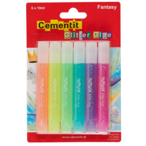 CEMENTIT  Glitter Glue Fantasy 52.015.20                         6x10ml