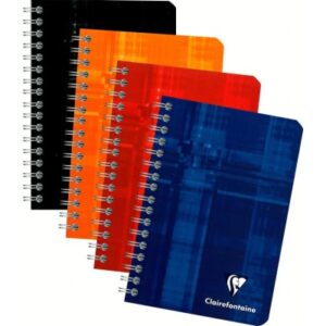 CLAIREFON Notizheft ass.          9x14cm 68592     5mm                   50 Blatt