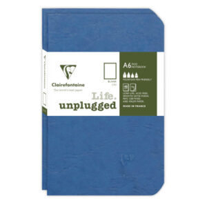 CLAIREFON AGEBAG Set 2 Hefte      9X14cm 734184C   liniert blau             48 Bl