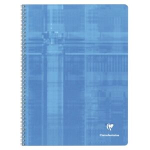CLAIREFON Spiralheft assort.          A4 8342      5mm, kariert          50 Blatt