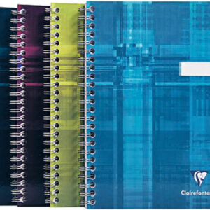 CLAIREFON Spiralheft ass.             A5 8532      5mm                   50 Blatt