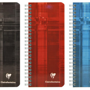 CLAIREFON Spiralheft ass.       8,5x20mm 8672      5mm                   90 Blatt