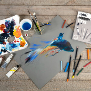 CLAIREFON Paint'On Fgekörnt           A5 975808C   Grau                  30 Blatt