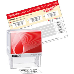COLOP     Mehrtextstempel 30 G7     5 Zeilen               18x47mm
