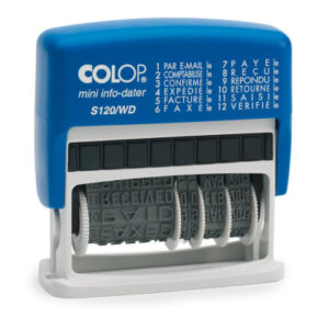 COLOP     Mehrtextstempel         41x4mm S120WDD01 12 Texte                     F