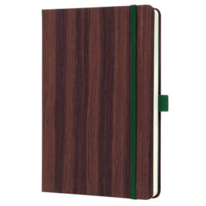 CONCEPTUM Notizbuch                   A5 CO673     dark wood, dots     194 Seiten