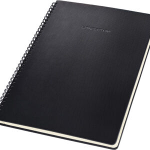 CONCEPTUM Spiralblock                 A4 CO821     Softwave-Oberfl.black,lin.