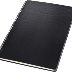 CONCEPTUM Spiralblock                 A4 CO840     HC,Softwave-Oberfl.black,kar