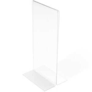 DEFLECTO  Tischaufsteller Acryl DIN lang 45101     gerade, hoch
