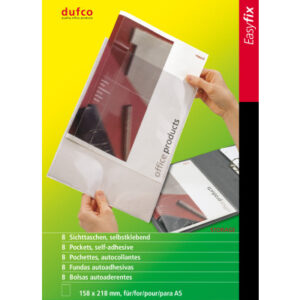 DUFCO     Easyfix Sichttasche 50003.205 158x218mm A5,8 Stk.