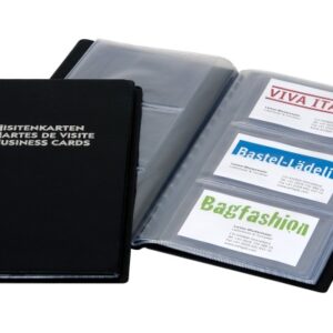DUFCO     Visitenkartenalbum 5138.003  23x13cm, schwarz