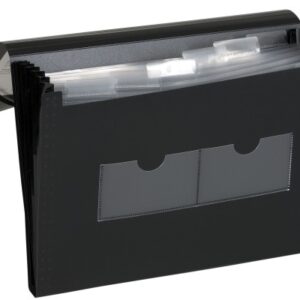 DUFCO     Expanding File              A4 51500.036 schwarz               6 Fächer