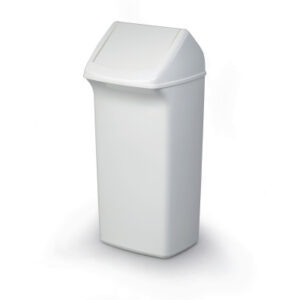 DURABLE   Durabin Flip              40lt 809798010 weiss, mit Deckel
