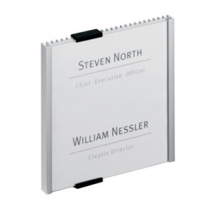 DURABLE   Türschild Info Sign 480223    silber, aluminium  149x148.5mm