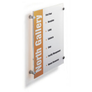DURABLE   Türschild Crystal Sign      A3 482619    transparent, acryl   297x420mm