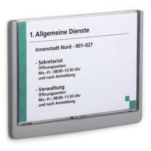 DURABLE   Türschild Click Sign        A5 486637    graphit,Kunststoff 210x148.5mm