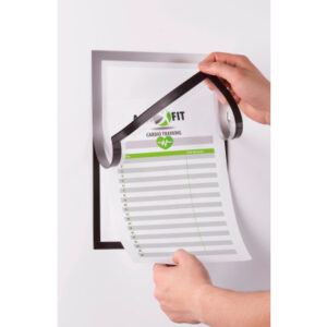 DURABLE   Duraframe Note              A4 499323    selbstklebend, silber