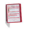 DURABLE   Vario Wall, 5 Sherpa        A4 555103    Set, rot
