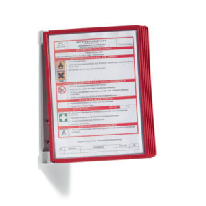 DURABLE   Vario Wall, 5 Sherpa        A4 555103    Set, rot