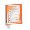 DURABLE   Sichttafelsystem VARIO Wall5 555109    orange mit 5 Sichttafeln