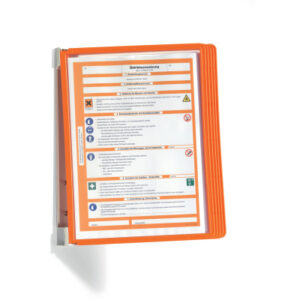 DURABLE   Sichttafelsystem VARIO Wall5 555109    orange mit 5 Sichttafeln