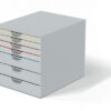 DURABLE   Box VARICOLOR 7 762727    weiss/mehrfarbig  7 Schubladen