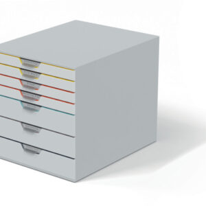 DURABLE   Box VARICOLOR 7 762727    weiss/mehrfarbig  7 Schubladen