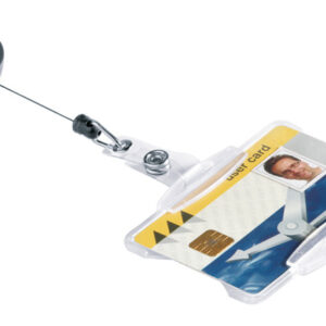 DURABLE   Halter f. Ausweis      85x54mm 801119    mit Jojo              10 Stück