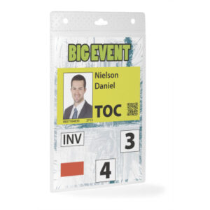 DURABLE   Namensschild                A6 852619    transparent           20 Stück