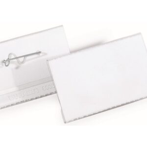 DURABLE   Namensschilder 860819    mit Nadel 40x75mm 10 Stk.