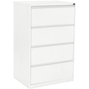 EDGY      HR-Schrank 3424/9003 4 Schubladen breit, weiss