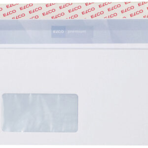 ELCO      Couvert Premium m/Fenster C5/6 30779     100g, weiss          500 Stück